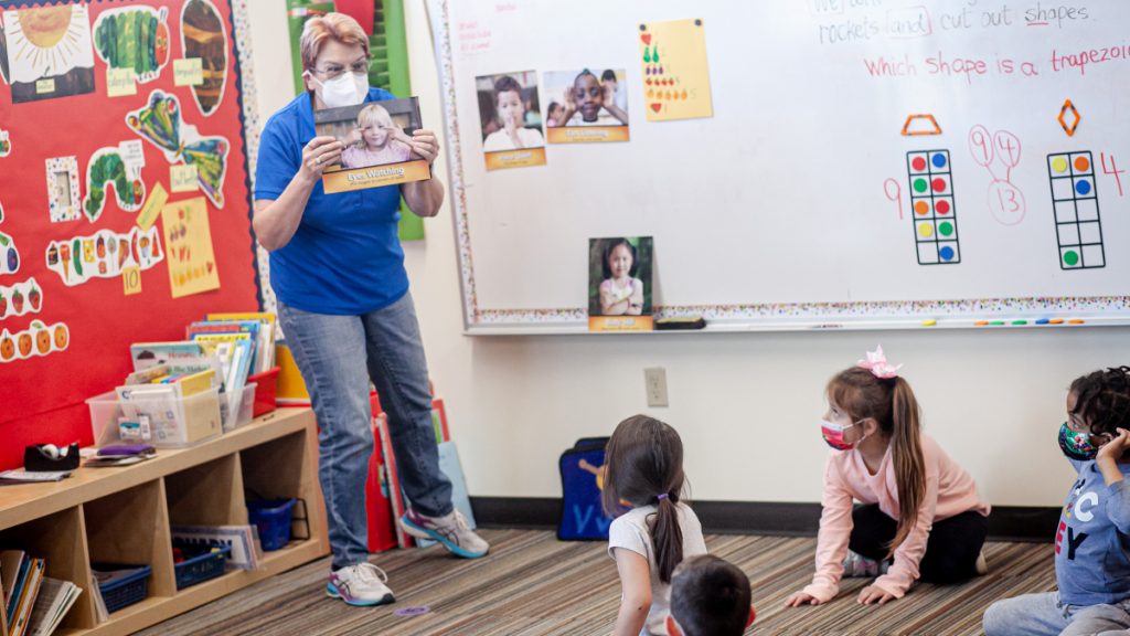 iLEAD Lancaster kindergarten class